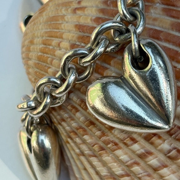 Barry Kieselstein-Coed Sterling Silver Heart Bracelet - Picture 9 of 11